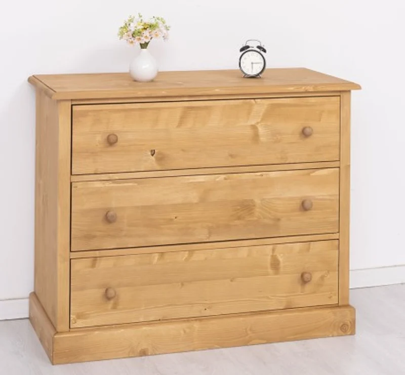 Casa Padrino Kommode im Landhausstil mit 3 Schubladen, 110 x 50 x 90 cm