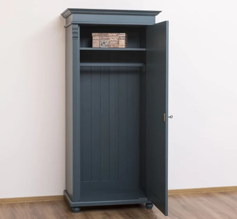 Casa Padrino Kleiderschrank im Landhausstil mit 1 Tür, 85 x 58 x 180 cm