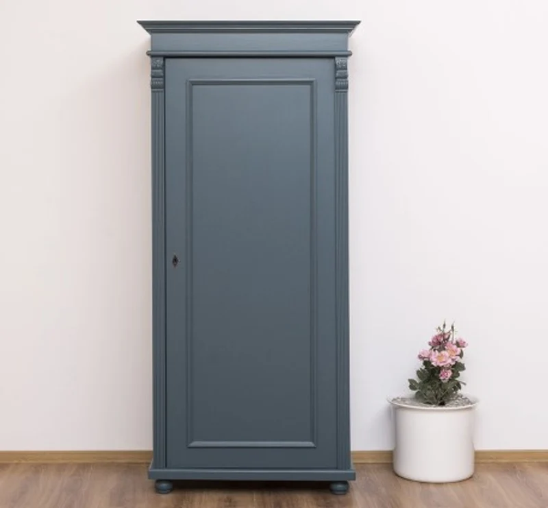 Casa Padrino Kleiderschrank im Landhausstil mit 1 Tür, 85 x 58 x 180 cm