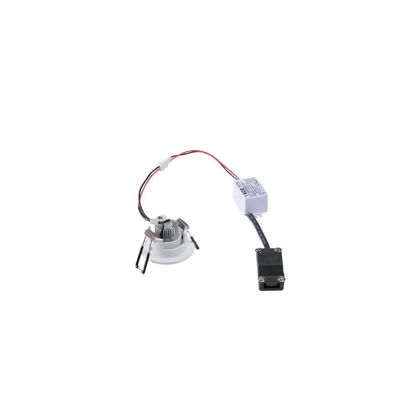 New Tria Mini Round Downlight Schwarz 30° 3000K
