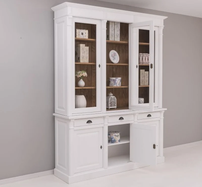 Casa Padrino Sideboard im Landhausstil mit 3 Türen, 183 x 51 x 240 cm