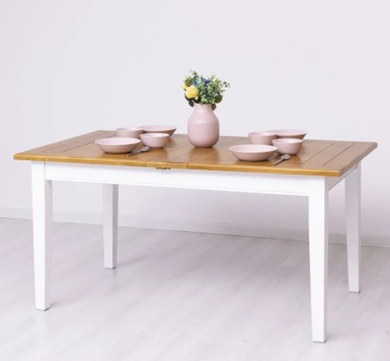 Casa Padrino Esstisch im Landhausstil, 160 x 90 x 78 cm