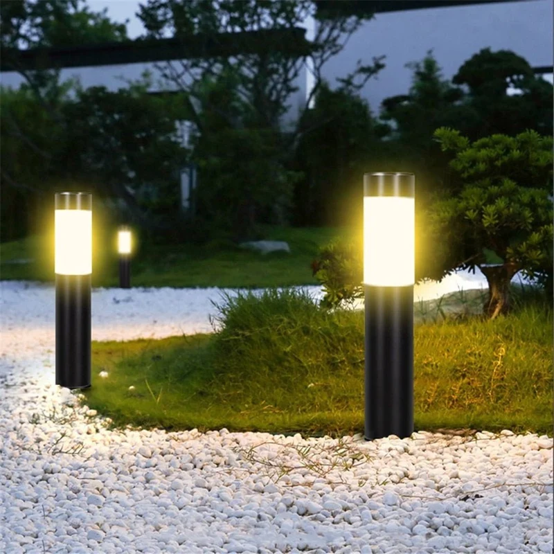 Solar Tuinpadverlichting met Lichtsensor IP65 Waterbestendig 42cm Roestvrij Staal | Sansoti