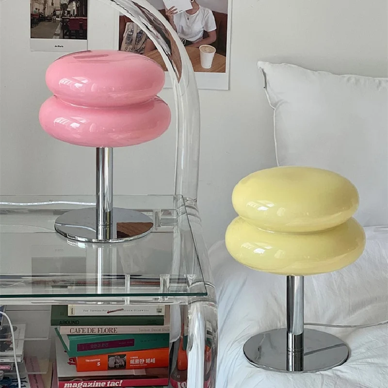 Tafellamp Glazen Ei Italiaans Designer Design LED Dimbaar Slaapkamer Woonkamer Studeerkamer Sfeerverlichting Draaiknop IJzer Glas
