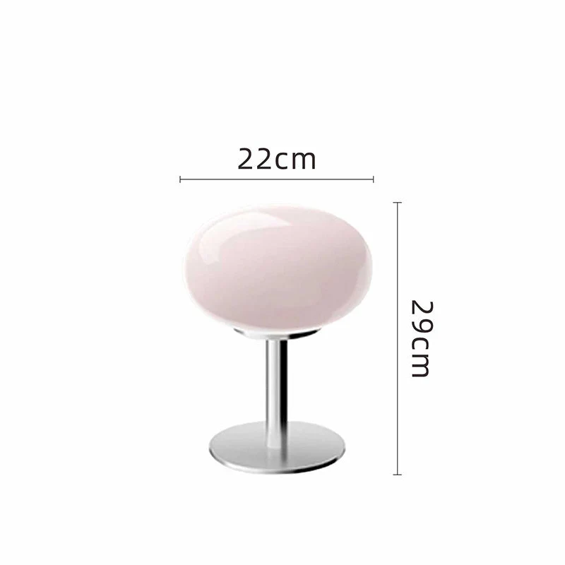 Tafellamp Glazen Ei Italiaans Designer Design LED Dimbaar Slaapkamer Woonkamer Studeerkamer Sfeerverlichting Draaiknop IJzer Glas