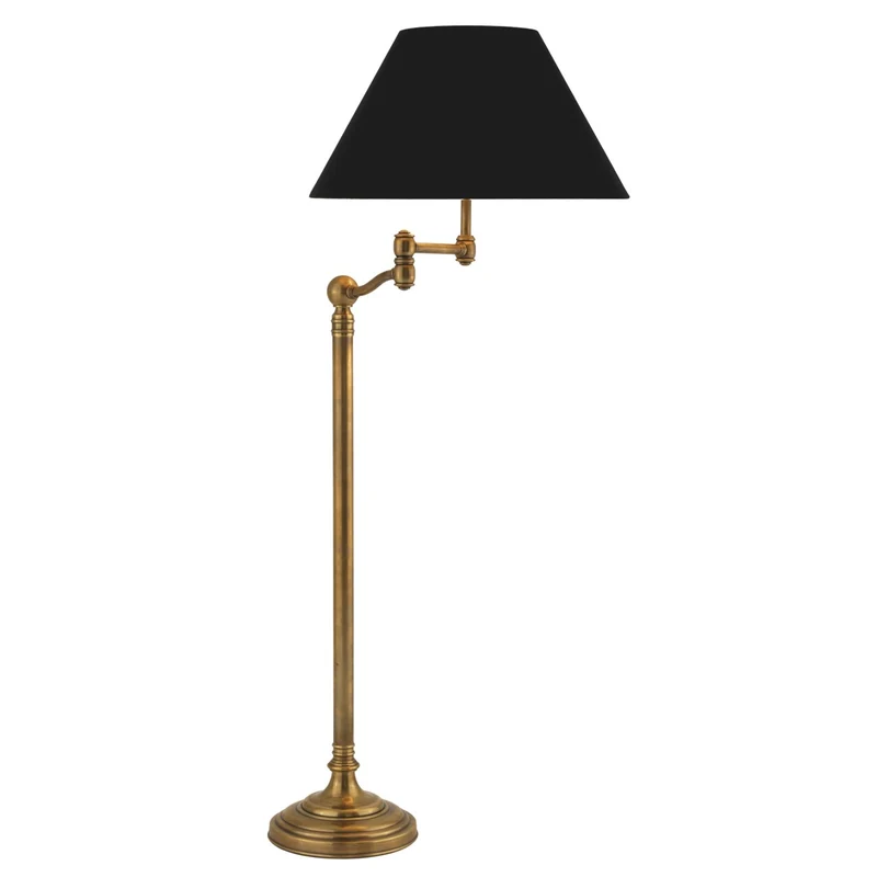 Eichholtz Floor Lamp Regis Vintage Messing - Stehleuchte mit Schwenkarm ohne Schirm