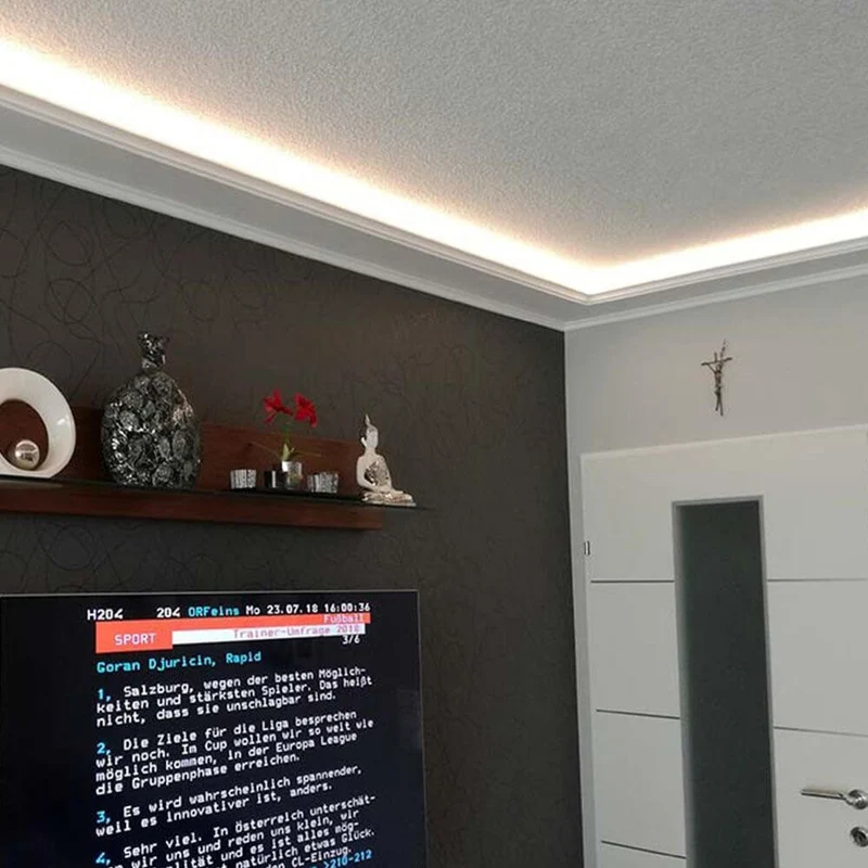 Dekor Lichtvouten-Profil 118cm für indirekte LED Beleuchtung