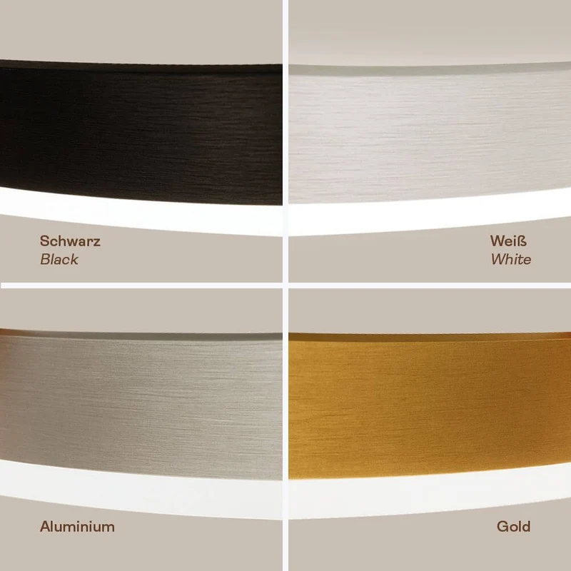 s.luce LED Ring Pendelleuchte rund Direkt oder Indirekt