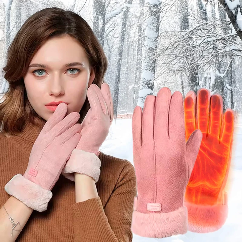 Verwarmde Handschoenen voor Dames — Thermische Waterafstotende Winterhandschoenen met Touchscreen — Oplaadbaar USB Design | Sansoti
