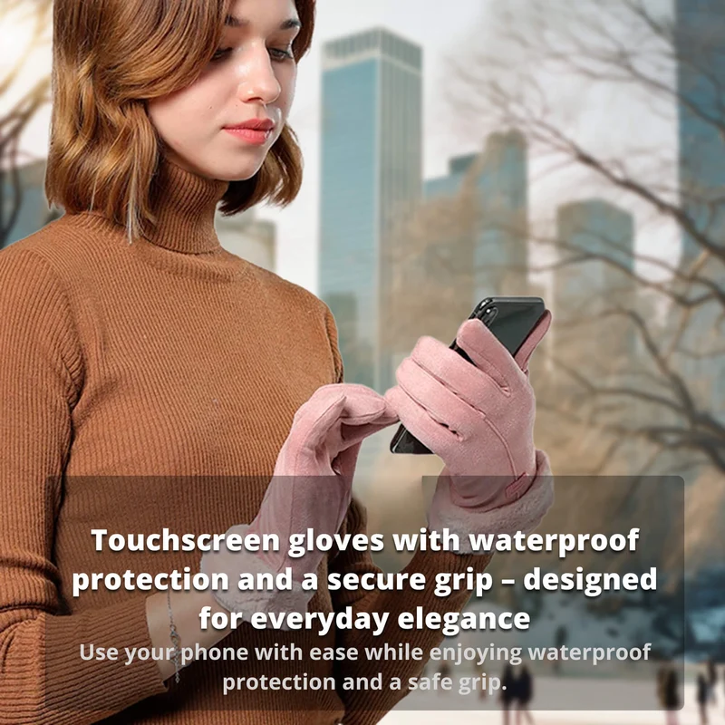 Verwarmde Handschoenen voor Dames — Thermische Waterafstotende Winterhandschoenen met Touchscreen — Oplaadbaar USB Design | Sansoti