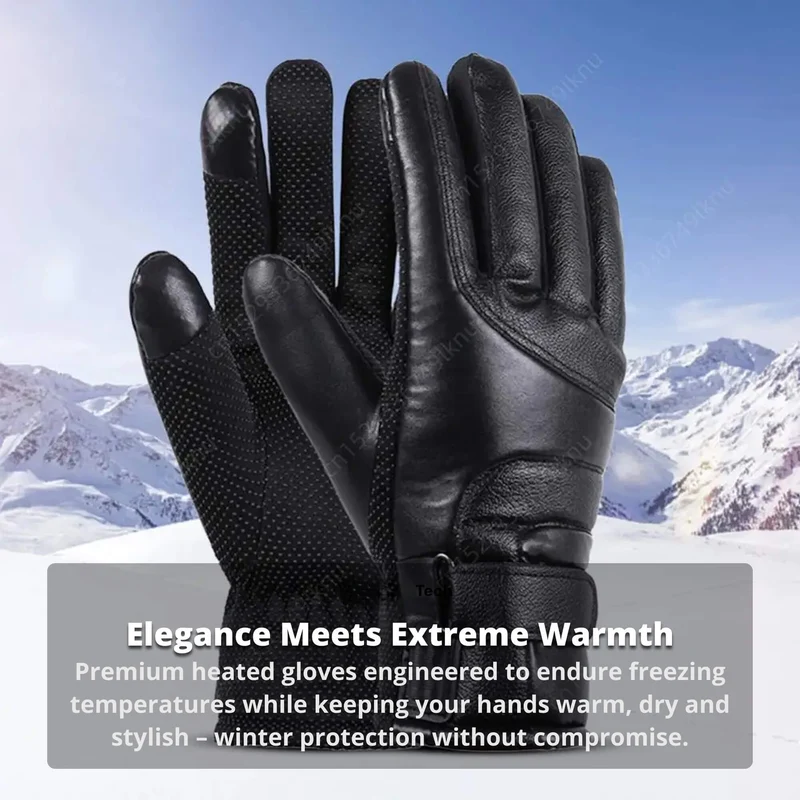Verwarmde Handschoenen voor Dames — Thermische Waterafstotende Winterhandschoenen met Touchscreen — Oplaadbaar USB Design | Sansoti