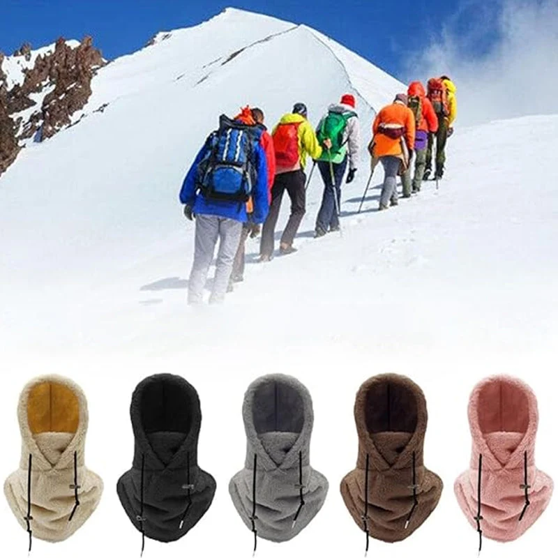 Fleece Balaclava Wintersportmuts Met Nekbescherming Verstelbaar Ademend Unisex Gezichtsmasker Outdoor | Sansoti