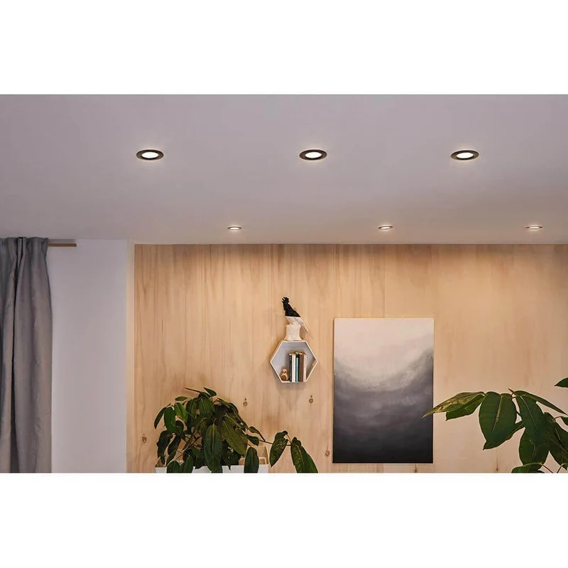 LED HomeSpa Einbauleuchte Calla Basis-Set Ø 9cm Schwarz-Matt IP65
