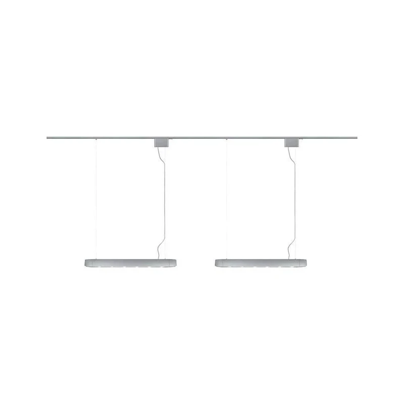 U-Rail Pendelleuchte Barre Dimmbar Chrom-Matt