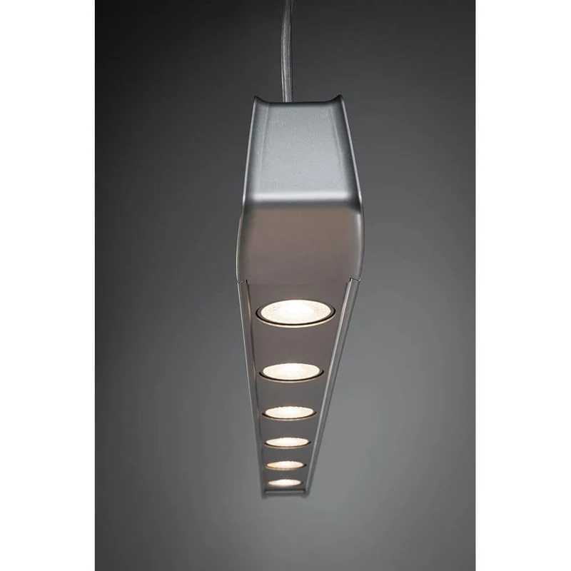 U-Rail Pendelleuchte Barre Dimmbar Chrom-Matt