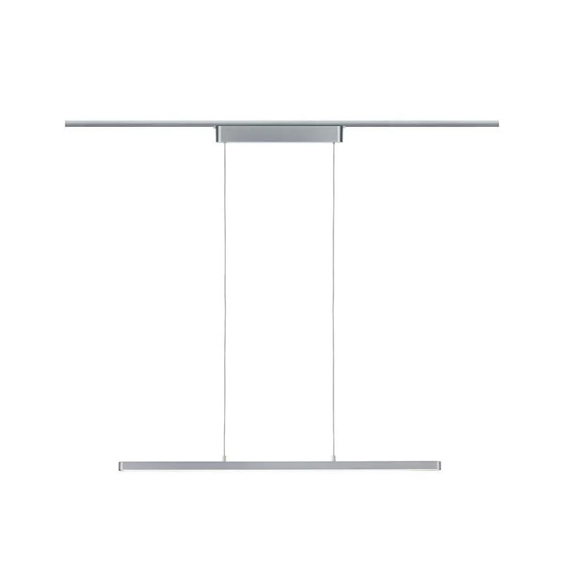 U-Rail LED Pendelleuchte Lento Dimmbar Chrom-Matt