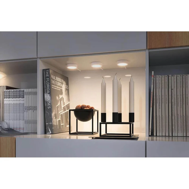 Clever LED Spot Disc Dim-to-Warm Weiß-Matt