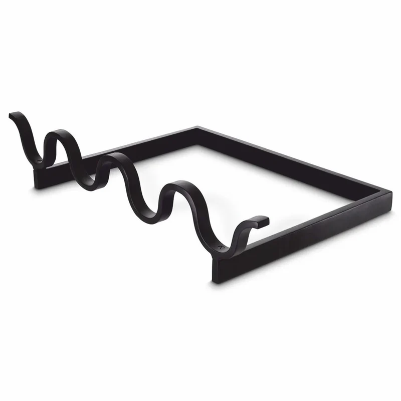 Casa Padrino Luxus Stahl Feuerbock Schwarz 73 cm - Luxus Kamin Zubehör - Luxus Accessoires - Hotel Accessoires