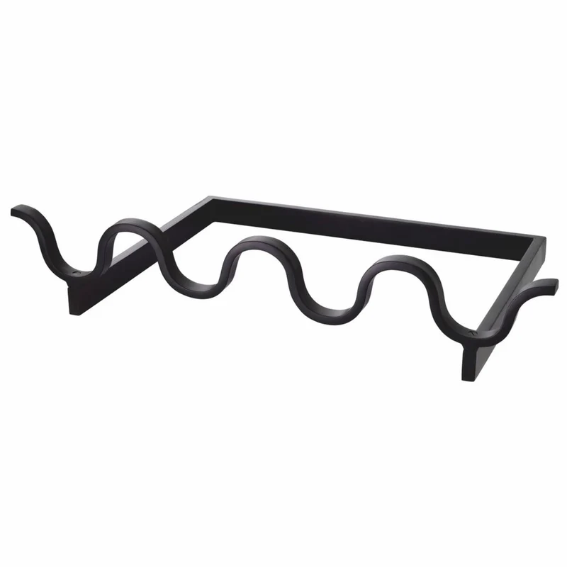 Casa Padrino Luxus Stahl Feuerbock Schwarz 73 cm - Luxus Kamin Zubehör - Luxus Accessoires - Hotel Accessoires
