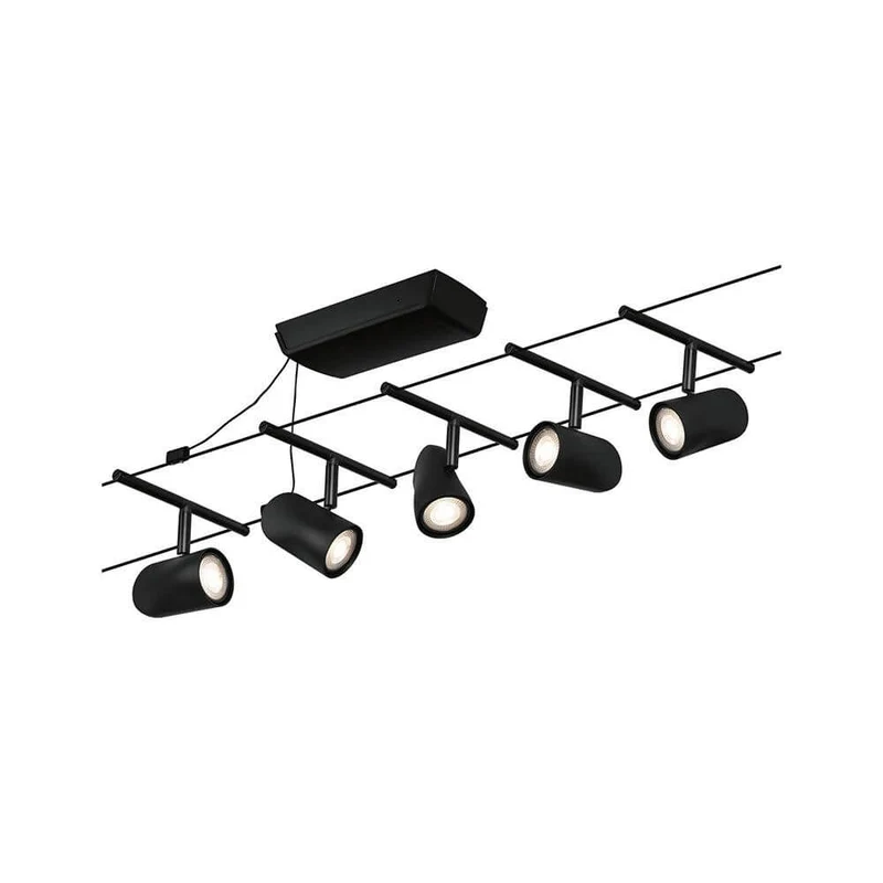 CorDuo Seilsystem Cup Basis-Set Schwarz-Matt, Chrom