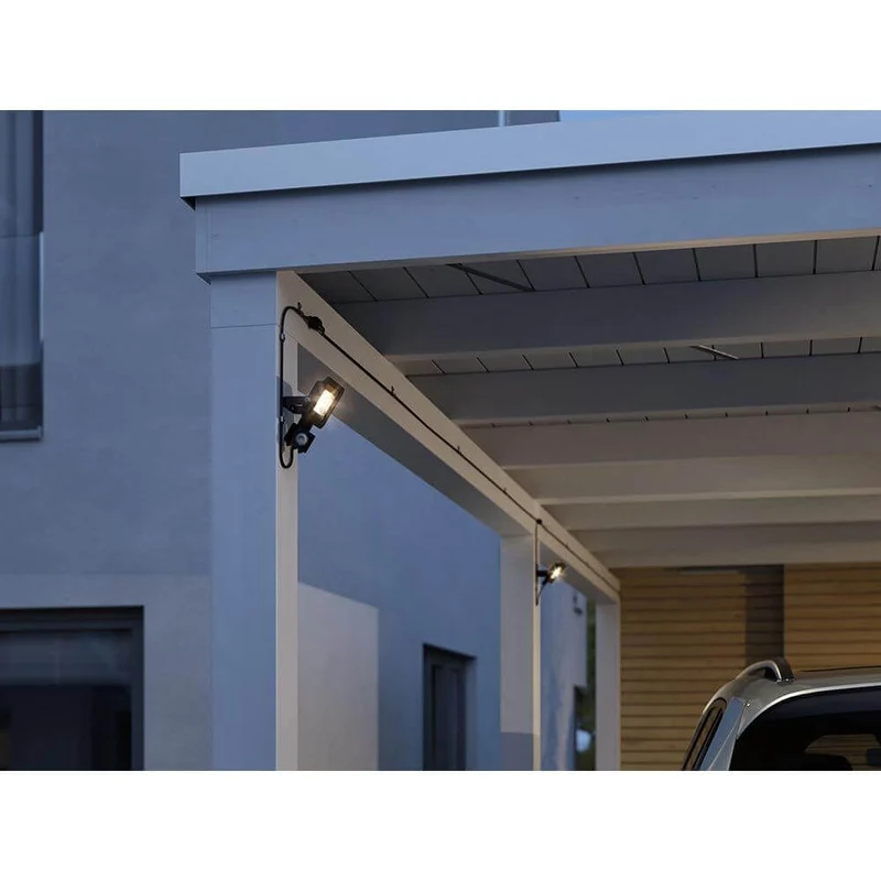 Park + Light LED Außen-Wandstrahler Bimea IP65 Schwarz