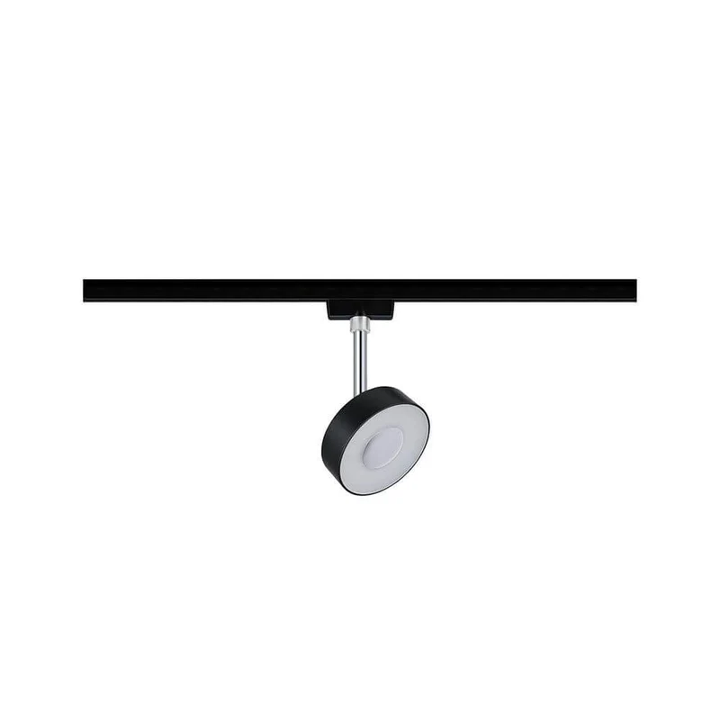 U-Rail LED Schienenspot Circle Einzelspot Dimmbar Schwarz, Chrom