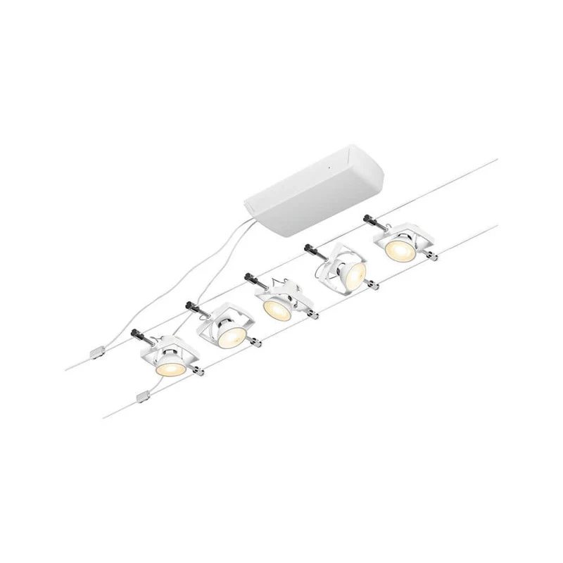 CorDuo Seilsystem Mac II Basis-Set Weiß-Matt, Chrom