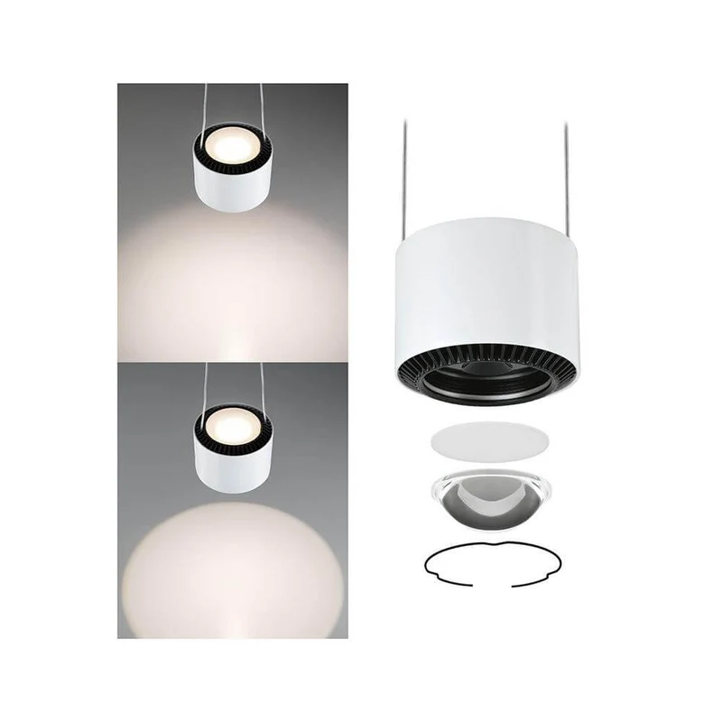 U-Rail LED Pendelleuchte Aldan Weiß