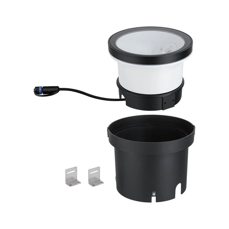 Plug & Shine LED Wandfluter Ocos Anthrazit IP67
