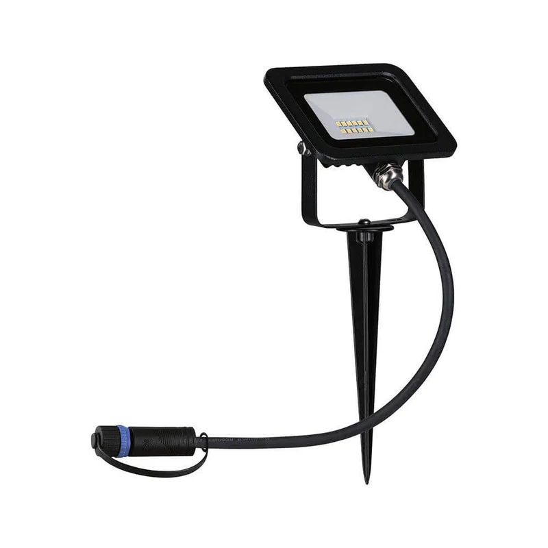 Plug & Shine LED Gartenstrahler Fluter IP65 Schwarz