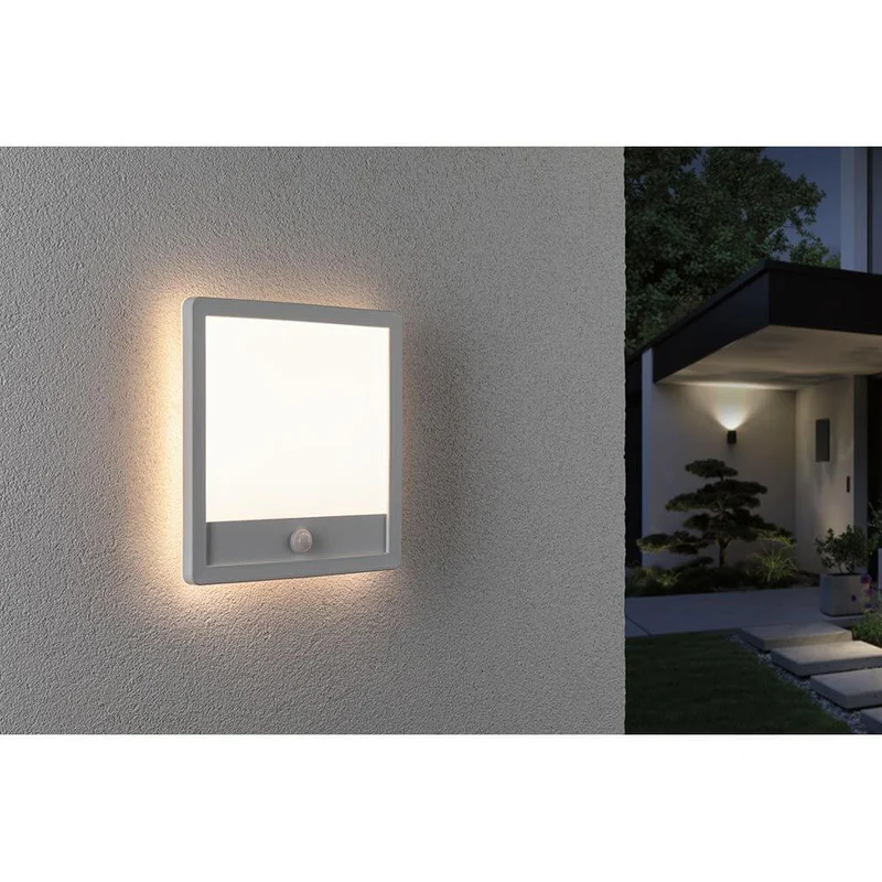 LED Außen Wandleuchte Lamina Bewegungssensor Weiß