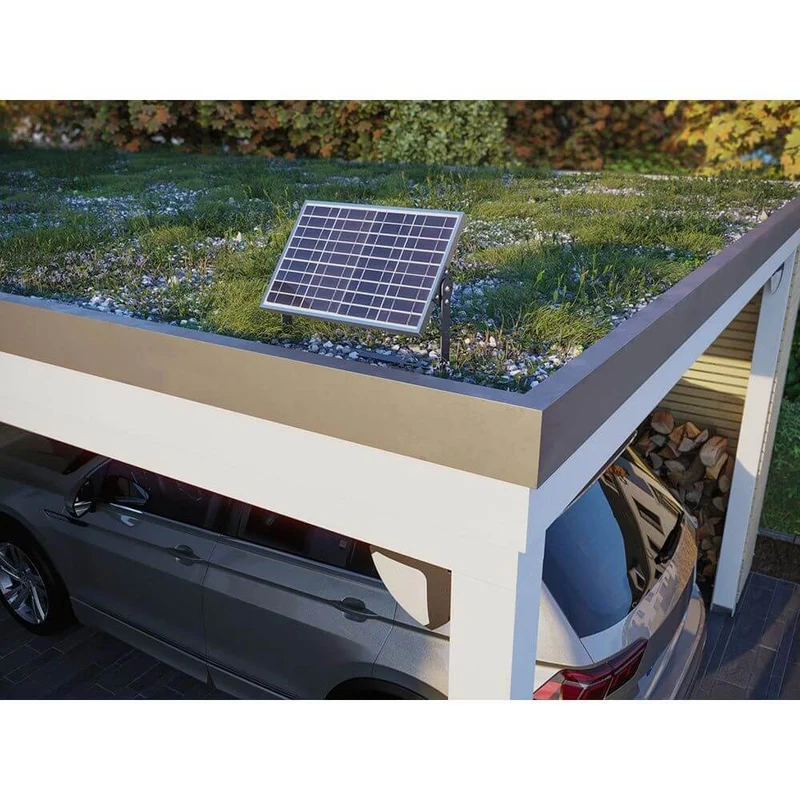 Park + Light Einspeisung Solarmodul Silber IP65