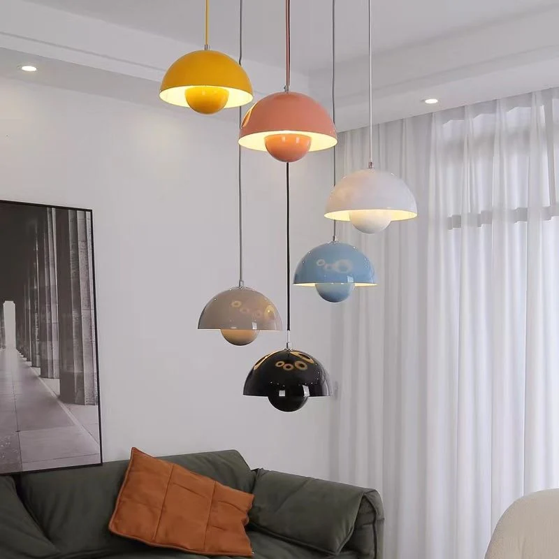 Hanglamp Eettafel Bloempot Scandinavisch Ø 23 cm E26 Kleurrijk Verstelbaar Warm Sfeerlicht | Sansoti