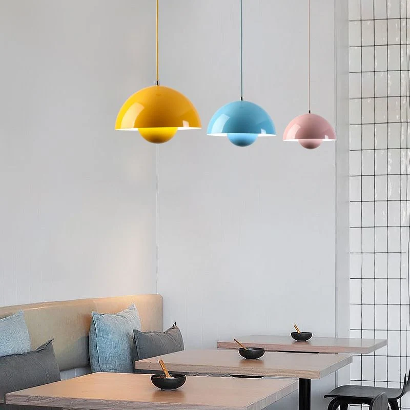 Hanglamp Eettafel Bloempot Scandinavisch Ø 23 cm E26 Kleurrijk Verstelbaar Warm Sfeerlicht | Sansoti