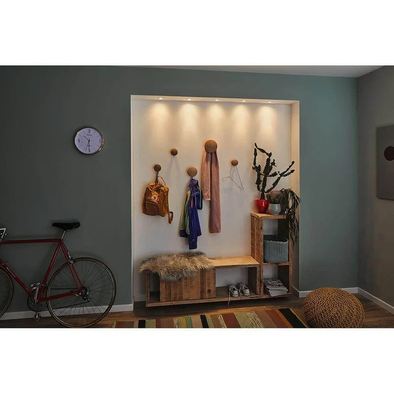 LED Einbauleuchte Nova Mini Basis-Set starr Rund 6,5cm Weiß-Matt
