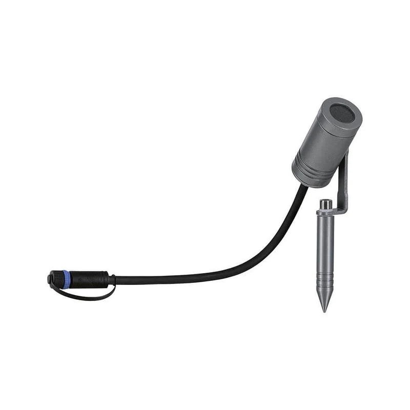Plug & Shine LED Gartenstrahler Radix IP65 Grau
