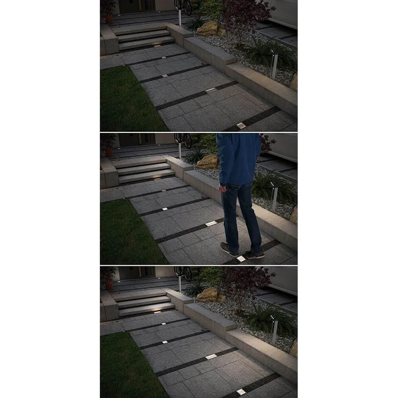 LED Bodeneinbauleuchte Brick mit Bewegungsmelder IP67