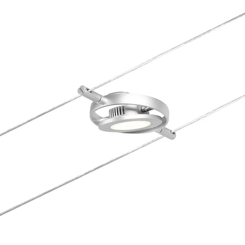 CorDuo LED Seilsystem Round Mac Einzelspot Chrom-Matt