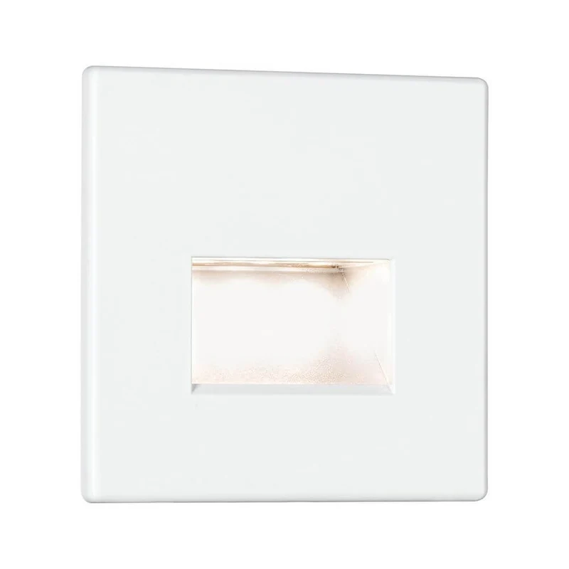 LED Wandeinbauleuchte Edge Quadro Weiß-Matt
