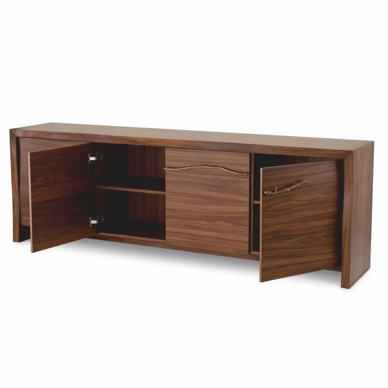 Casa Padrino Luxus Sideboard Braun / Bronze 240 cm - Wohnzimmer & Hotel Möbel