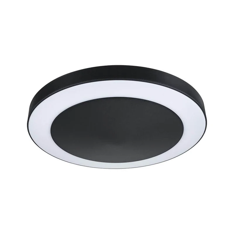 Circula LED Außen Deckenleuchte mit Sensor Schwarz