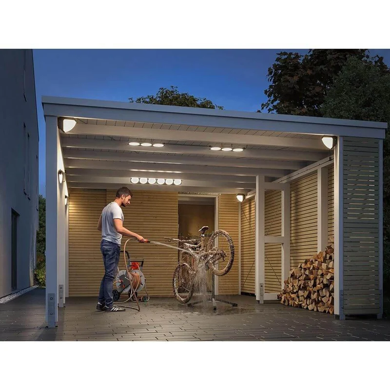 Park + Light LED Außenwandleuchte Ikosea Anthrazit