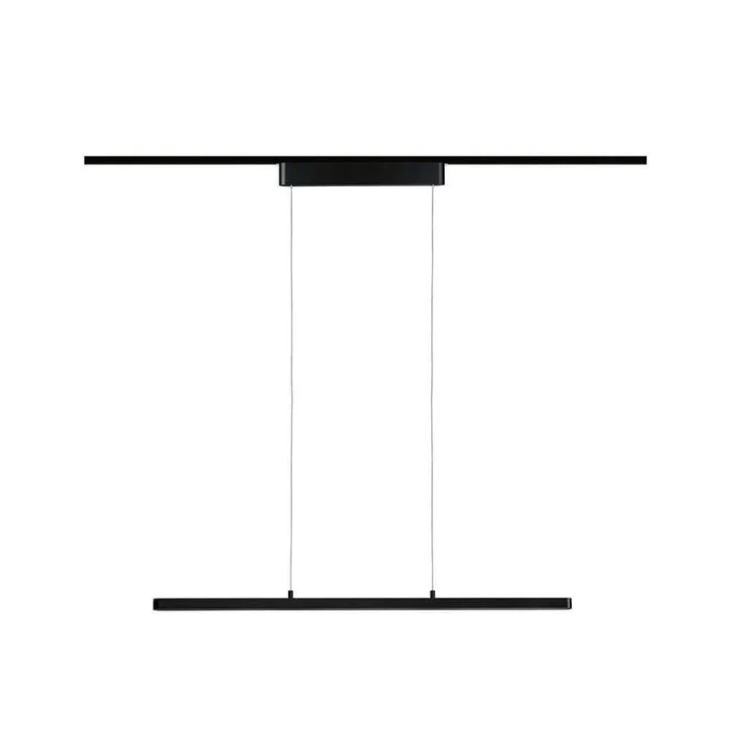 U-Rail LED Pendelleuchte Lento Dimmbar Schwarz-Matt