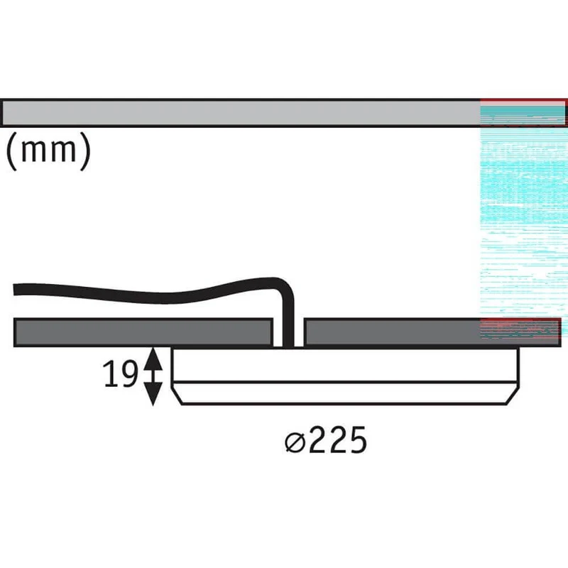 LED Einbaupanel 2 in 1 Cover-it mit Sensor Weiß