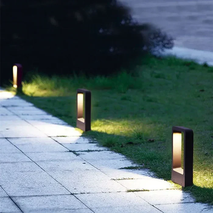 Inbouw grondspot LED aluminium grijs voor tuinpad terras tuin buitenverlichting 30-80cm energiezuinig weerbestendig | Sansoti