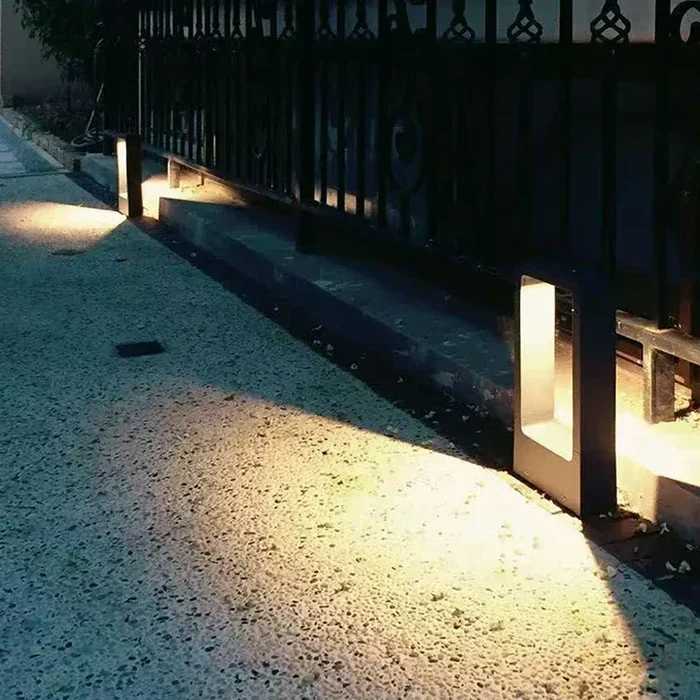 Inbouw grondspot LED aluminium grijs voor tuinpad terras tuin buitenverlichting 30-80cm energiezuinig weerbestendig | Sansoti