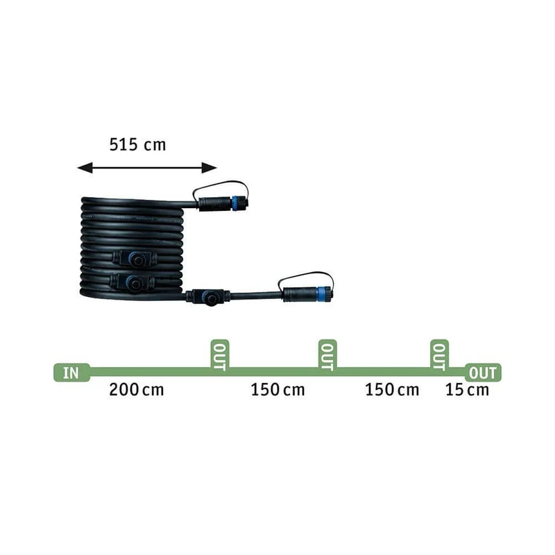 Plug & Shine LED Gartenstrahler Classic Basis-Set Anthrazit IP65