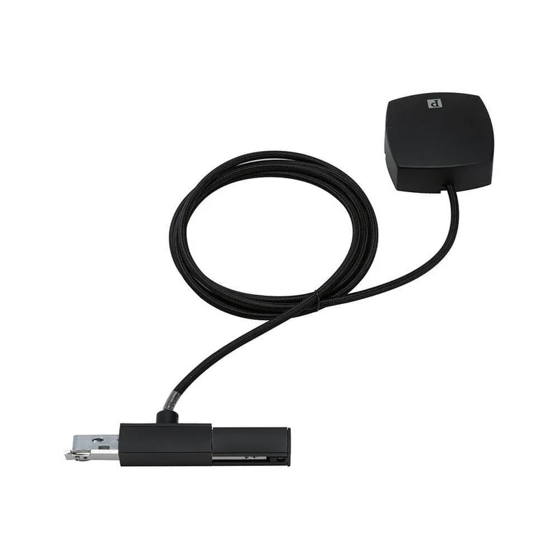 U-Rail Einspeisung 2m Kabel Schwarz-Matt