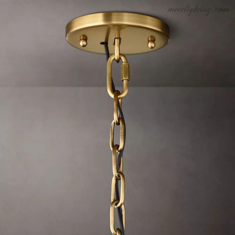 Ronde Kristallen Kroonluchter 150cm – 14 Lichtpunten Glas Hangverlichting voor Eetkamer Woonkamer en Entree | Sansoti