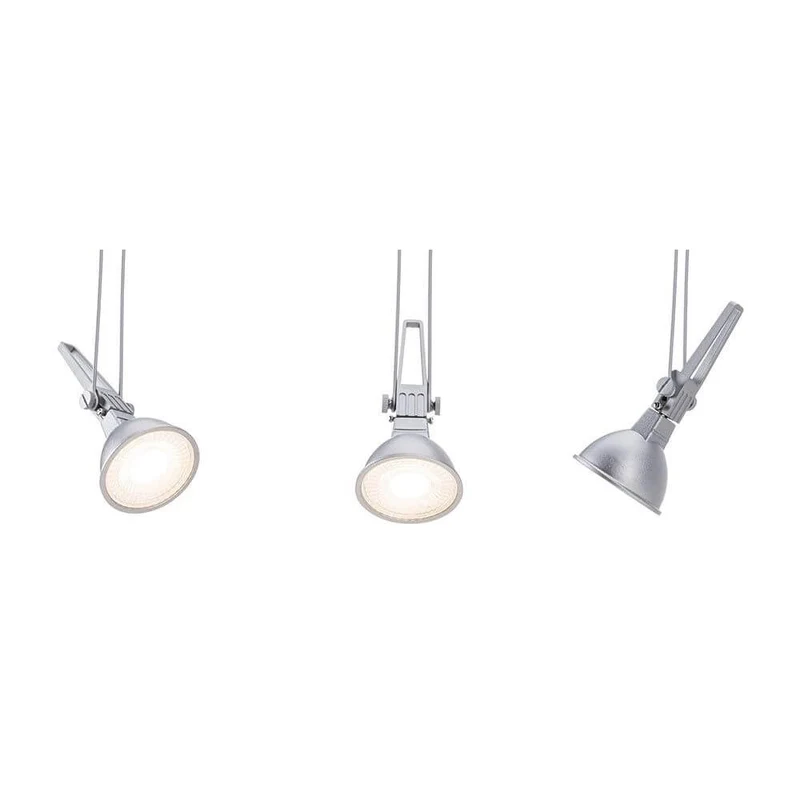 CorDuo Seilsystem Comet Einzelspot Chrom-Matt